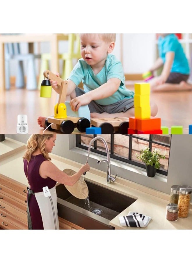 دي إم جي تك مراقب صوتي للأطفال مع شحن لاسلكي وإضاءة ليلية، ميكروفون وسماعة عالية الحساسية - Image 5