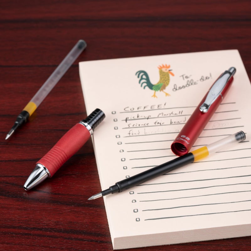 PILOT بايلوت، إعادة تعبئة حبر جل G2، نقطة رفيعة 0.7 مم، أسود، عبوة من 2 - Image 2