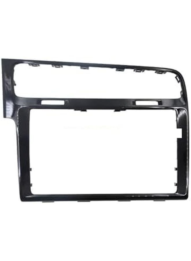 Golf 7 Radio Screen Frame Bezel Panel Trim Cover Replacement Accessory Black - Image 2
