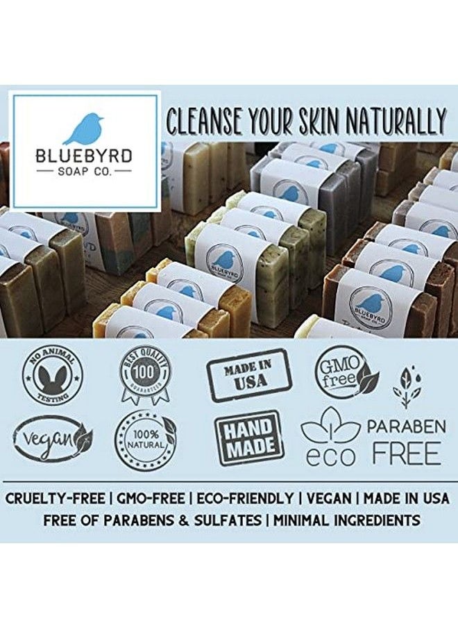 BLUEBYRD SOAP CO. Watermelon Lemonade Soap Bar Usa Handmade Soap Bar For Kids Made With Natural Ingredients Kaolin Clay Aloe Vera & Activated Charcoal Fun Scented Kids & Teens Bath Soaps (Watermelon)  - Image 5