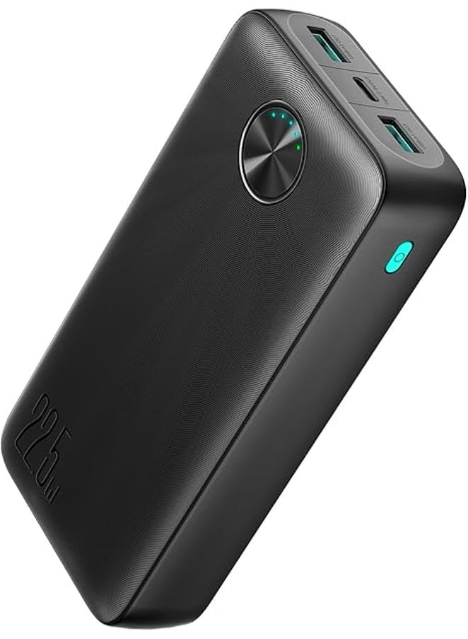 Joyroom JR-PBF16 Fast Charging Power Bank with 22.5W Charging Power, 20000mAh Battery Capacity, and LED Light, Black - Image 1