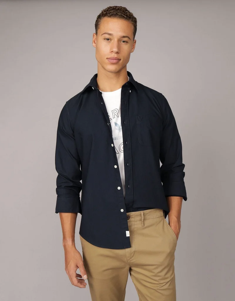 AE Slim Fit Everyday Oxford Button-Up Shirt