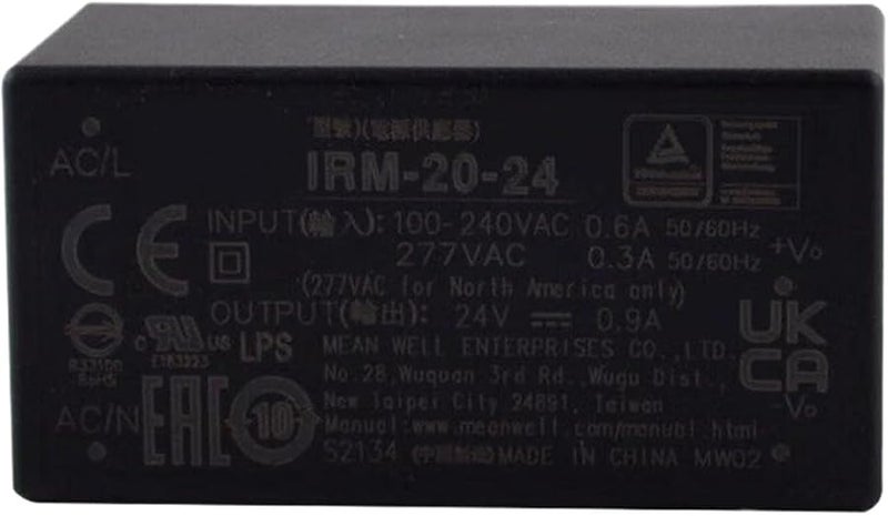 Generic IRM 20 24 Power Supply 24V 0 83A 20W High Efficiency Industrial Black - Image 1