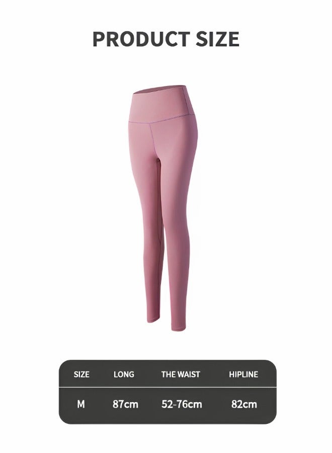 GROIC Women's 2 Piece Tracksuit Workout Outfits Workout Sets, High Waist Leggings and Short Sleeve Yoga Active-wear Matching Gym Clothing Set Pink Size M  - Image 5