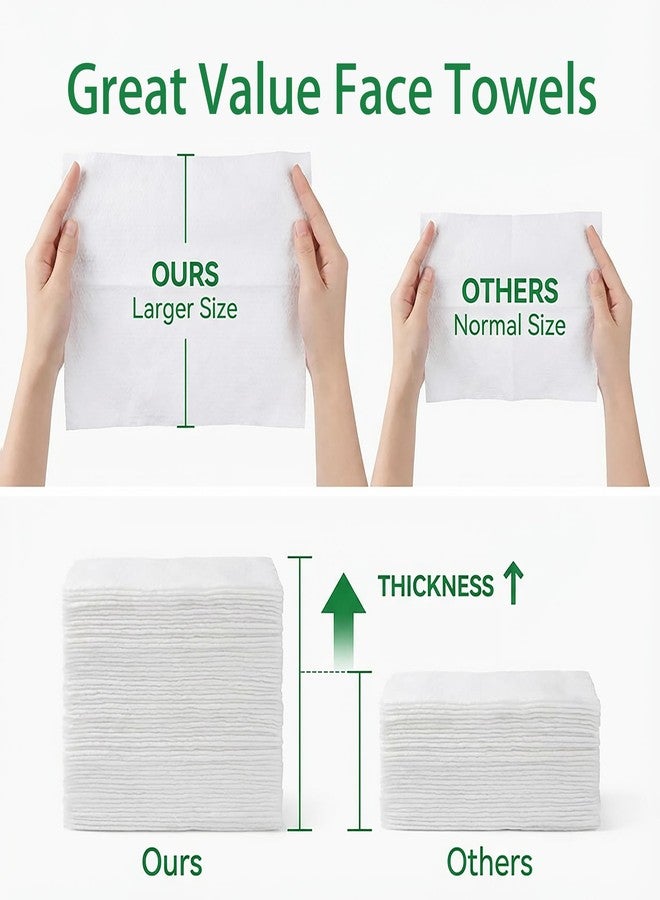 Vinda Clean Face Towels, Disposable, XL Facial Towels, 30 Count - Thick 100% Rayon Fabric Dry Wipes for Sensitive Skin & Makeup Removal - Image 4