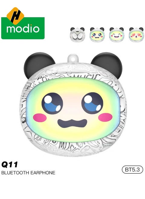 Modio Q11 Change Face Earbuds with Customizable Design, Premium Sound, and Comfortable Fit