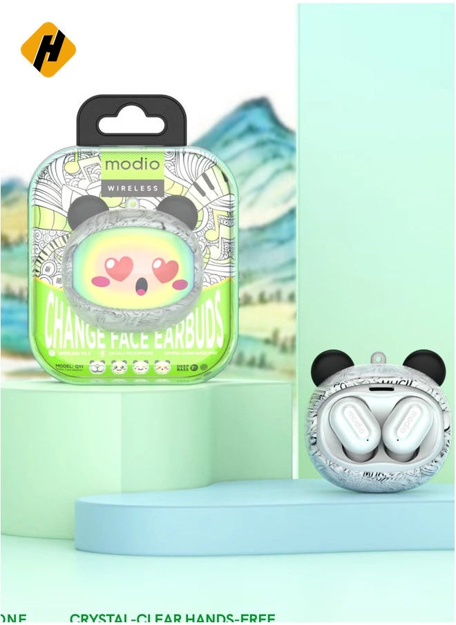 HuHa - Modio Q11 Change Face Earbuds with Customizable Design, Premium Sound, and Comfortable Fit - Image 1