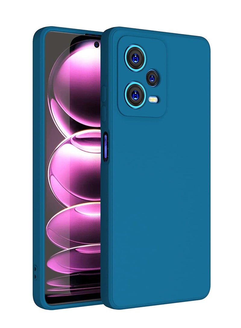 BORTONY Redmi Note 12 Pro 5G Cover Slim Fit Soft TPU Back Cover Flexible Soft Silicone Case Matte with Camera Protection for Xiaomi Redmi Note 12 Pro 5G - Image 1