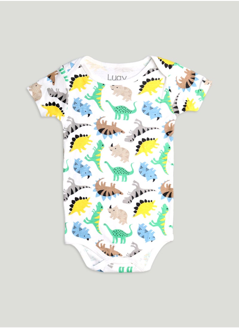 LUAY 100% Organic Cotton  Based Onesies | Sleepsuits| Night Suits|Jumpsuit | Wondersuit for Baby Boys & Baby Girls, New-Born, infants,Toddlers_ Including Vibrant Pattren & Colors Create festive look  - Image 5