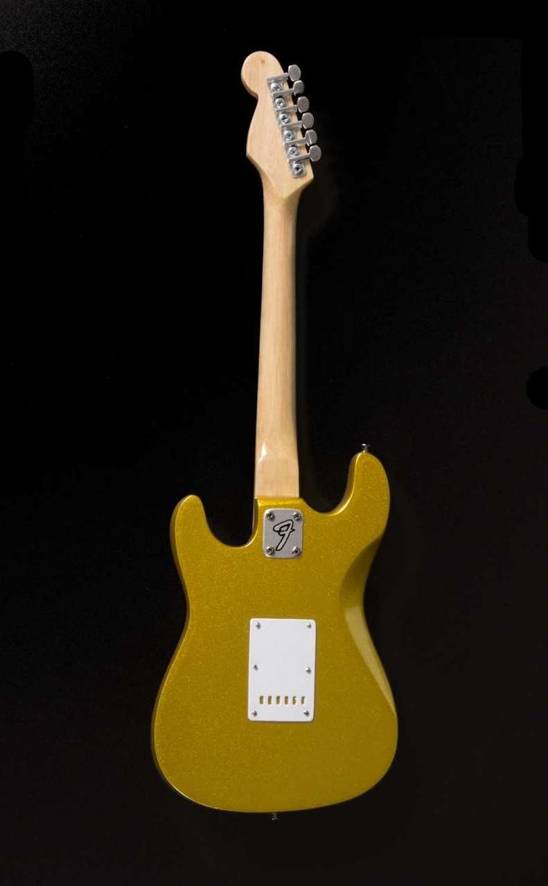 AXE HEAVEN FS-020 Licensed Fender Stratocaster Gold Finish - Image 2
