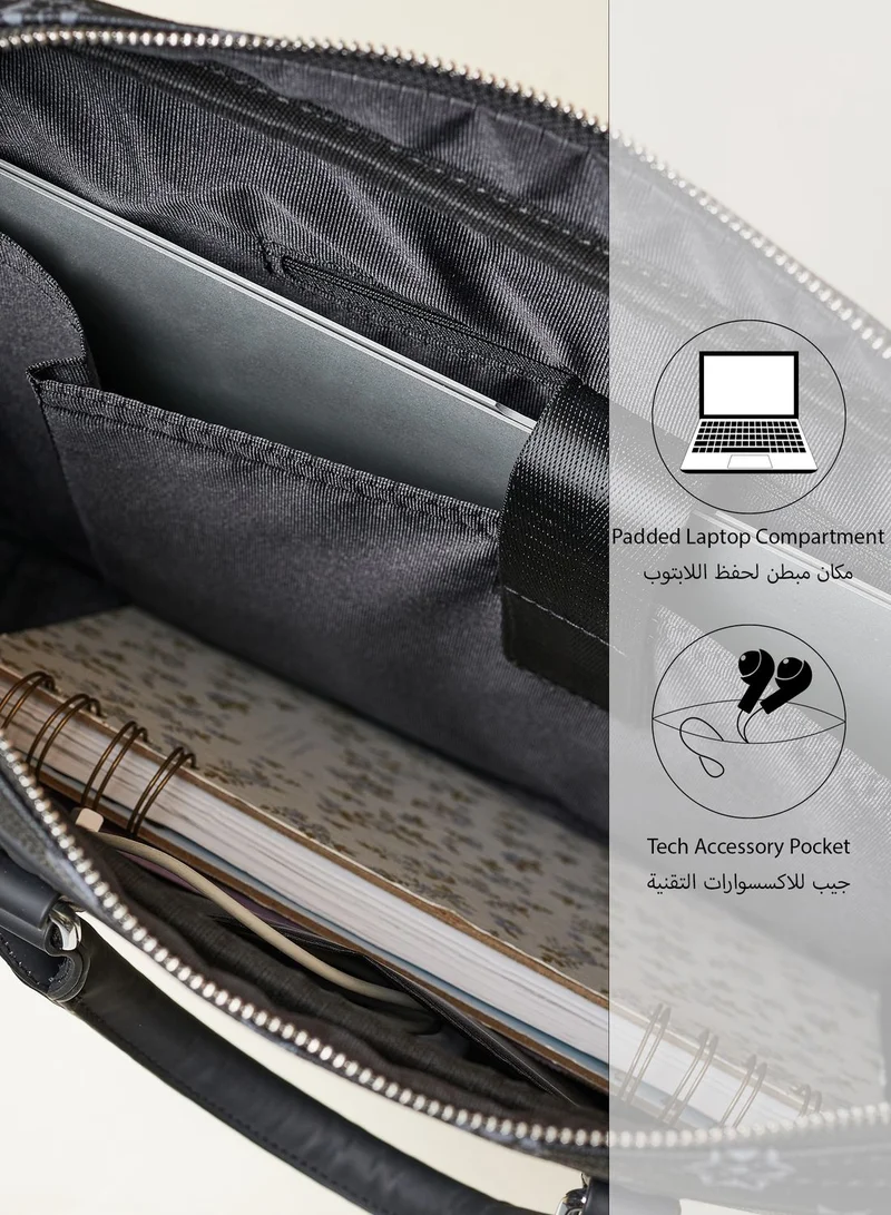 Robert Wood Premium Printed Laptop Bag