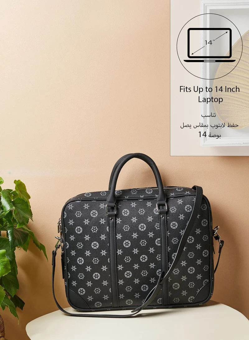 Robert Wood Premium Printed Laptop Bag