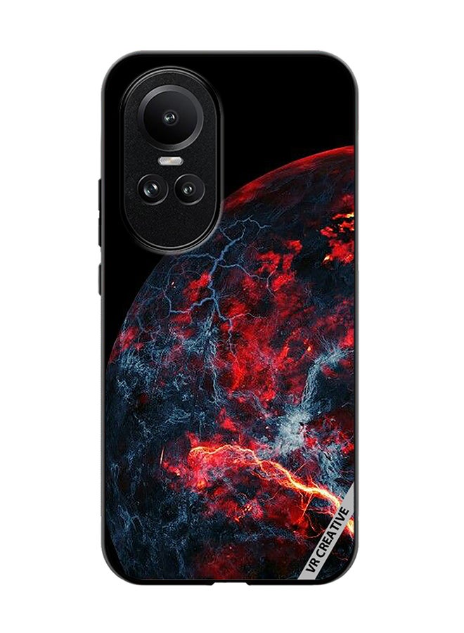 VR CREATIVE Protective Case Cover For Oppo Reno 10 Pro Planet Design Multicolour - Image 1