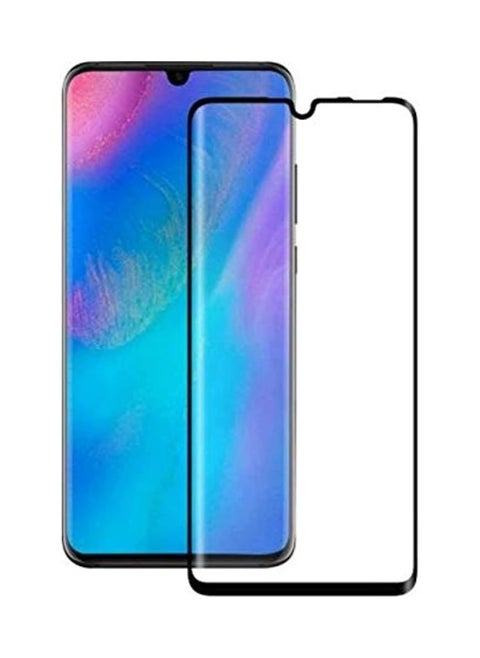 5D Tempered Glass Screen Protector Compatible with Huawei P30 Lite Full Coverage Edge to Edge Protection Anti Scratch High Transparency Bubble Free Installation Black