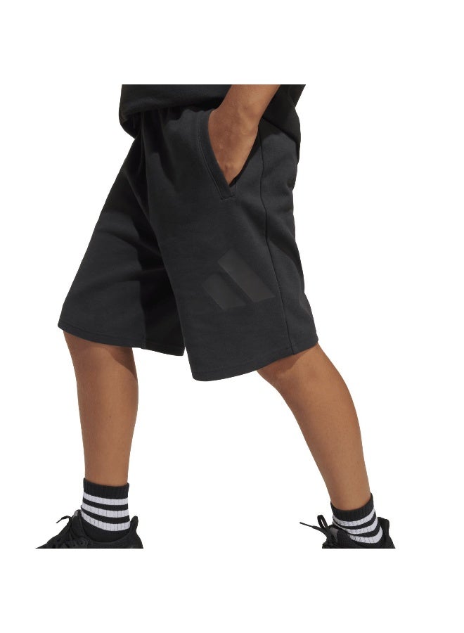 اديداس جيه اف اي لوجو شورت تدريب أسود للأطفال 7-8 سنوات - Image 5