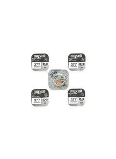 Batterie Maxell 377 SR626SW 1.55V - Confezione Da 5, Per Orologi, Made In Japan, 28 MAh - Foto 9
