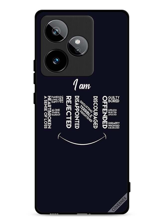 Covernex Realme GT 7T 5G Protective Case Cover Calligraphy I Am Fine