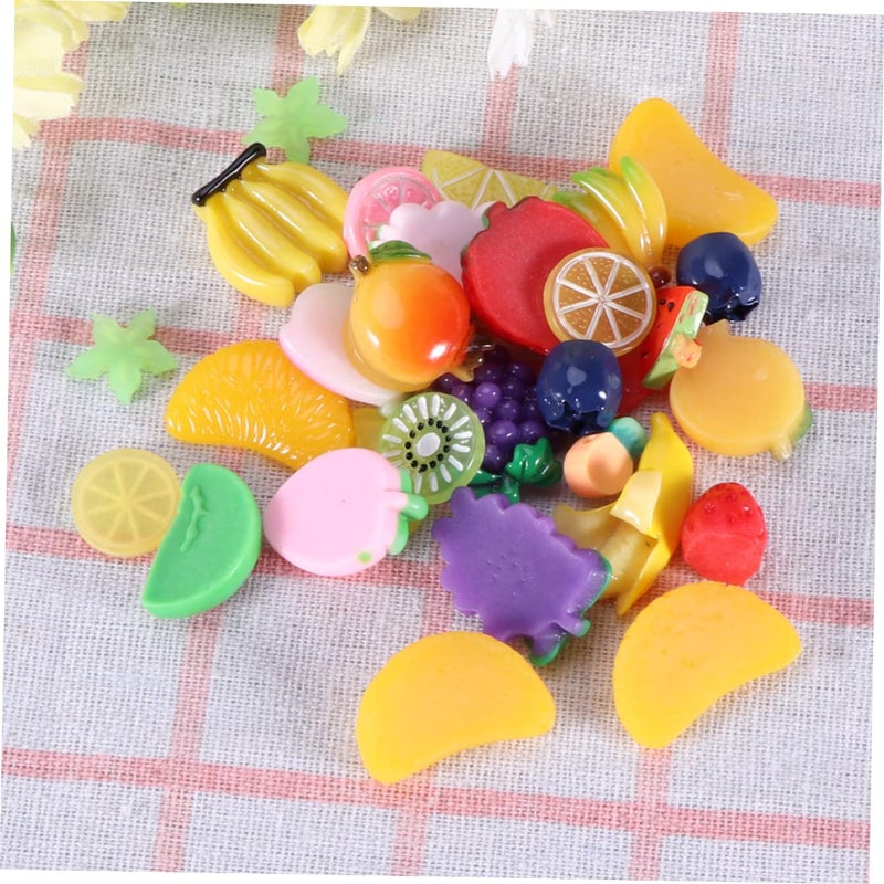 30 Pcs Mixed Fruit Resin Charms For DIY Jewelry Making And Craft Decorations - Image 5