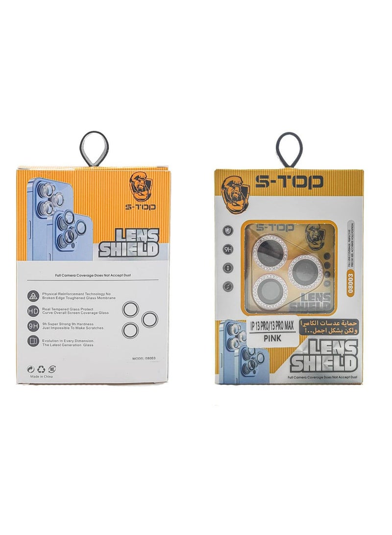 واقي عدسة الكاميرا لهاتف آيفون 13 برو / برو ماكس زهري