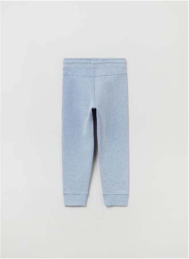 Ovs Ovs Boys Fleece Joggers With Drawstring And Print