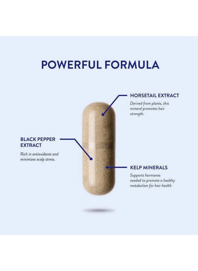روتين  والنص مكمل غذائي متقدم لنمو الشعر من روتين ويلنس - فيتامينات لنمو شعر أكثر كثافة وامتلاءً وحجمًا، نباتي وخالي من الغلوتين، مثالي للنساء والرجال الذين يعانون من ترقق الشعر - زجاجة واحدة، إمداد لمدة 30 يومًا - Image 3