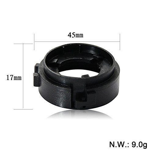 SOCAL-LED LIGHTING H7 LED Adapter Headlight Bulb Holder Retainer Clip fit for VW Passat Golf Routan, Benz Sprinter, Pack of 2 - Image 4