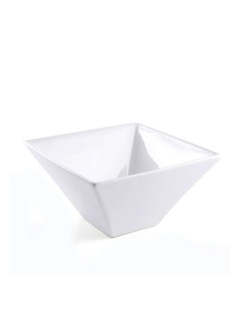 Ivory Porcelain Square Bowl 17.5 cm
