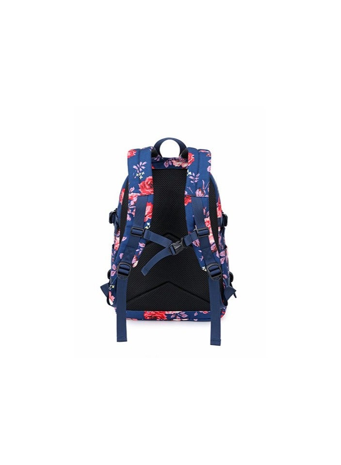 SKT Shiketro New Korean Oxford Cloth Travel Bag Outdoor Printed Waterproof Backpack  - Image 3