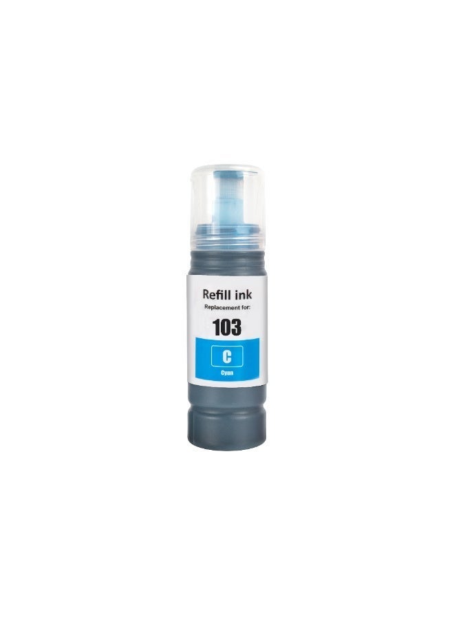 NexNova® 5-Pack ink 103 for EPSON for EcoTank ink Set Full-Pack of 5 (2*Black Cyan Magenta Yellow) for L1110‎ L3110 L3111 L3150 L3151‎ L3156 L3160 L5190‎ (2BK/C/M/Y) - Image 2