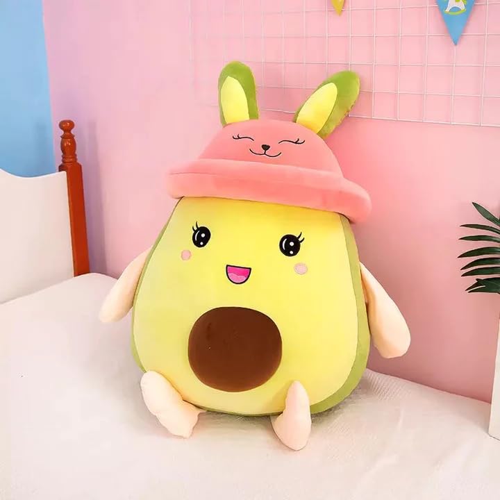 Storescent Soft Toys for Kids - Stuffed Animal Plush Toy for Boys & Girls | Doll Plushie Toy - Avocado with Cap 35 Cm - Image 2