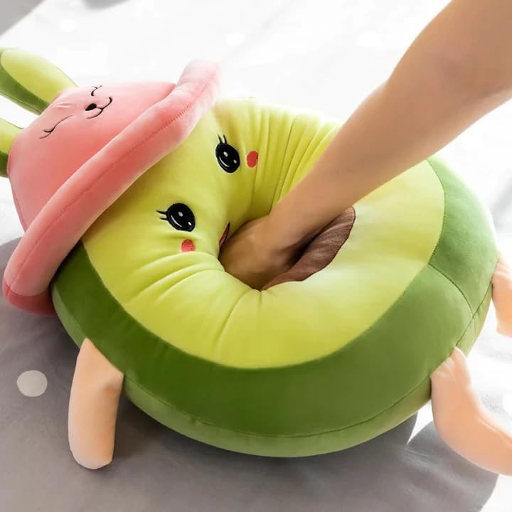 Storescent Soft Toys for Kids - Stuffed Animal Plush Toy for Boys & Girls | Doll Plushie Toy - Avocado with Cap 35 Cm - Image 4