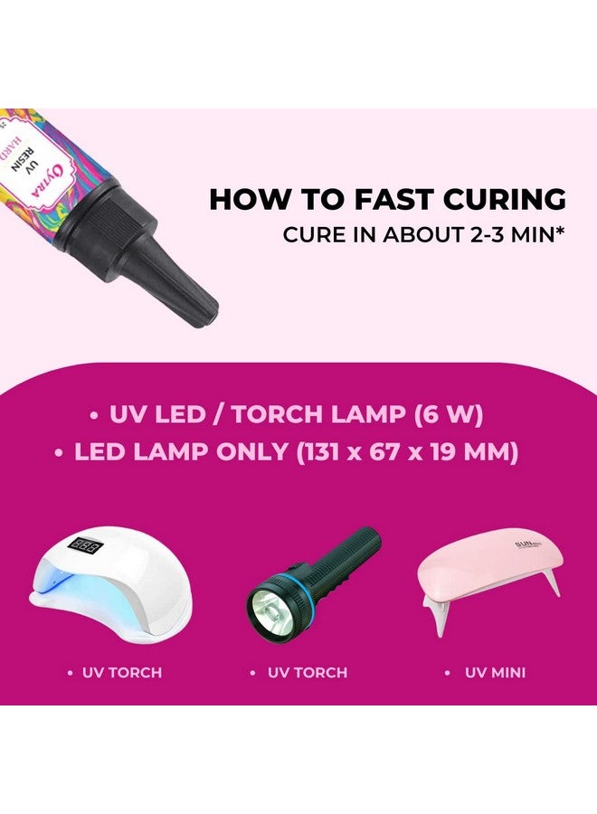 Oytra UV Resin Hard Clear Glossy Finish for Artists and Professionals Polymer Clay Gloss DIY Jewelry Craft Decoration Casting Coating (25 Grams) - Image 4