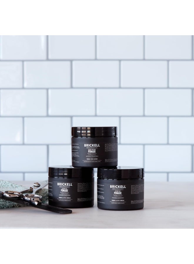 Brickell Men's Products Pomada de arcilla para peinar el cabello, natural y orgánica con fuerte sujeción y acabado mate, producto para peinados modernos, 2 onzas, perfumada - Image 3