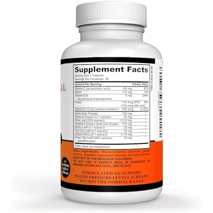 SIGMACEUTICAL Hawthorn Extract Supplement, Olive Leaf Supplement, Garlic Extract Supplement & Hibiscus Supplement - 90 Capsules - Image 3