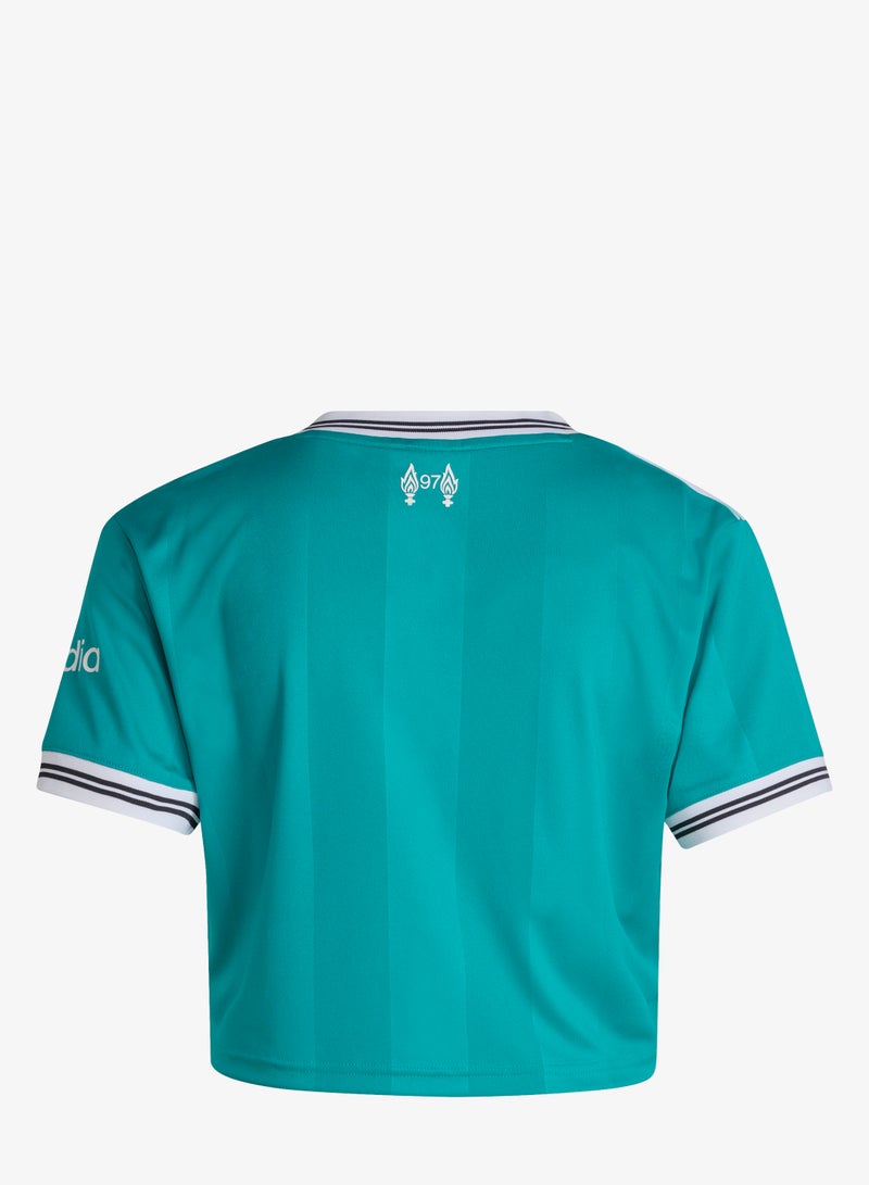 Adidas Liverpool FC 25/26 Third Cropped Jersey - Image 2