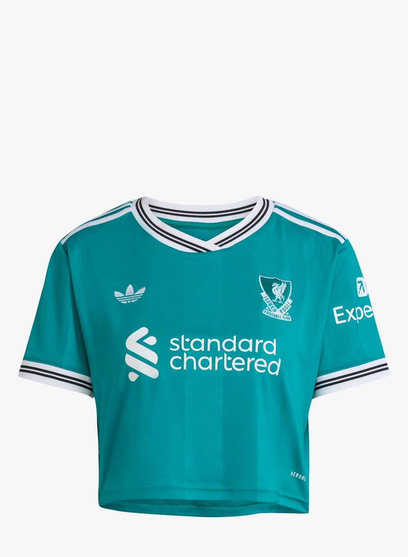 Adidas Liverpool FC 25/26 Third Cropped Jersey - Image 1