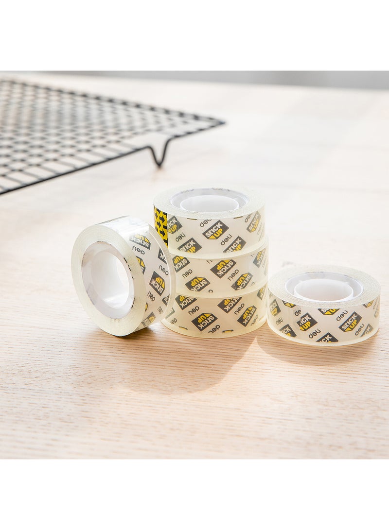 Deli Office Tape 18mm , Transparent Super Clear Tape , Non-Toxic Adhesive , for Decorating , DIY Crafts , School Stationery - Image 4
