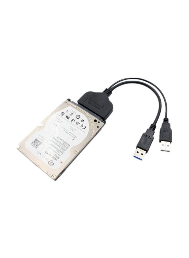 SATA To USB 3.0 Hard Drive Adapter Cable Black - Image 3