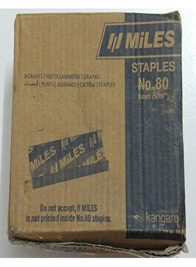KROST Miles Kangaro Staples No. 80-8mm 10000 Staples - Image 1