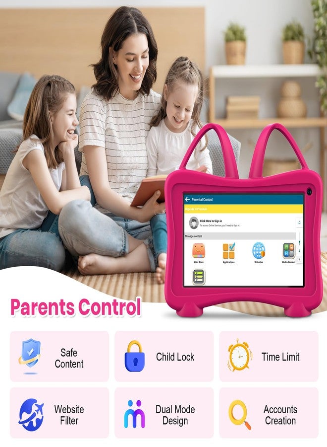 Trayoo Kids Tablet 7 Toddler Tablet for Kids, Tablet for Toddlers Learning Tablet with WiFi, YouTube, Dual Camera, Touch Screen, Parental Control, Child Tablet for Toddler Boys Girls Best Gift Selection - Image 3