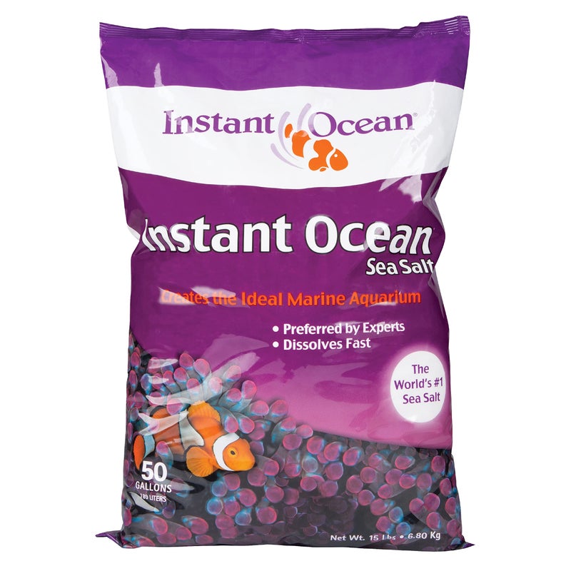 Instant Ocean Sea Salt 50 Gallons, For Marine Aquariums, Fast Dissolving - Image 1