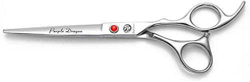 Purple Dragon 5"/5.5"/6"/6.5"/7"/7.5"/8"/9"/10" Sharp Edge Hair Cutting Shears Pet/Puppy/Cat Grooming Scissors with Bag - Perfect for Barber or Dog Groomer - Image 3