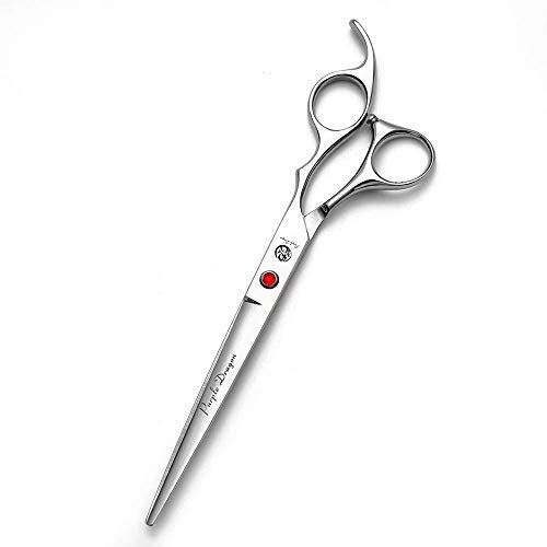 Purple Dragon 5"/5.5"/6"/6.5"/7"/7.5"/8"/9"/10" Sharp Edge Hair Cutting Shears Pet/Puppy/Cat Grooming Scissors with Bag - Perfect for Barber or Dog Groomer - Image 1