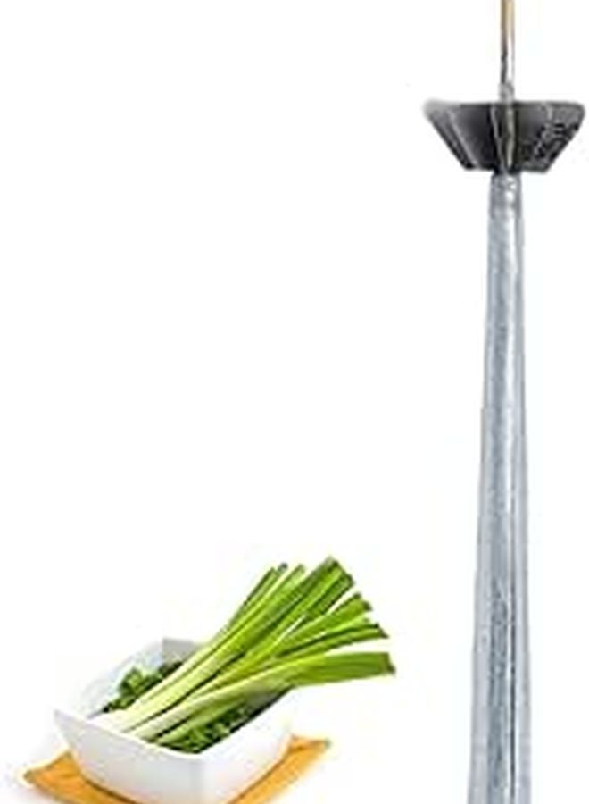 Stainless Steel Onion Cutter For Onions Leeks Zucchini With Sturdy Grip - Image 1