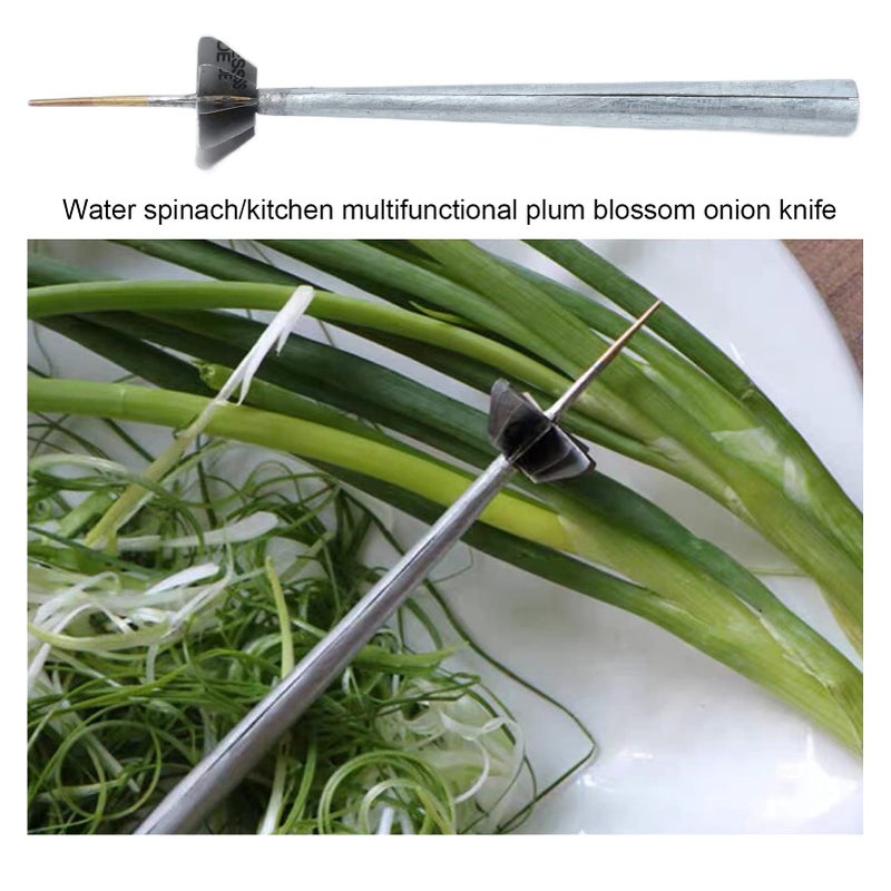 Stainless Steel Onion Cutter For Onions Leeks Zucchini With Sturdy Grip - Image 5