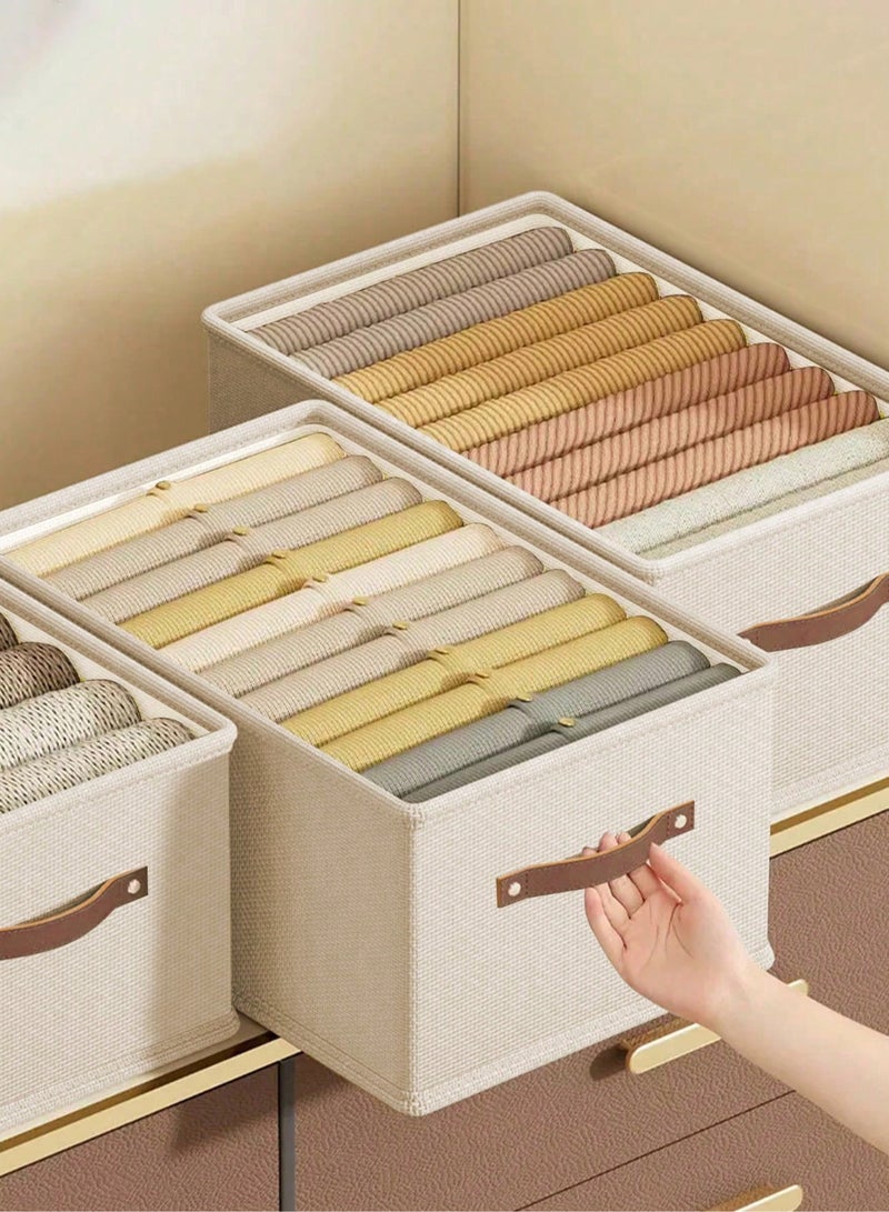 1pc Versatile Foldable Storage Box For Clothes, Jeans, Underwear & Socks - Non-Woven Fabric Organizer ﻿  - Image 2