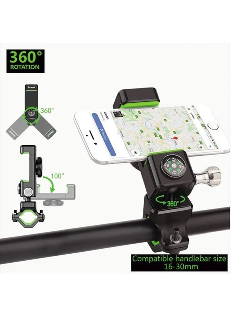 Zoli Compass Motorcycle Phone Holder Universal 360 Degree Rotatable Bike Phone Holder  - Image 4