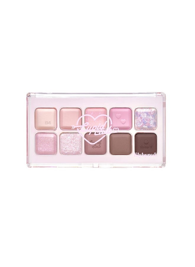 lilybyred - Mood Keyboard Eyeshadow Palette ; Soft Neutral Ash Color, Longwearing, Glitter, Clear Watercolor ; Palette With Easy Color Matching For All ; Kbeauty (04Cool Membership) - Image 1