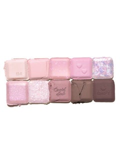 lilybyred Mood Keyboard Eyeshadow Palette ; Soft Neutral Ash Color, Longwearing, Glitter, Clear Watercolor ; Palette With Easy Color Matching For All ; Kbeauty (04Cool Membership)  - Image 3