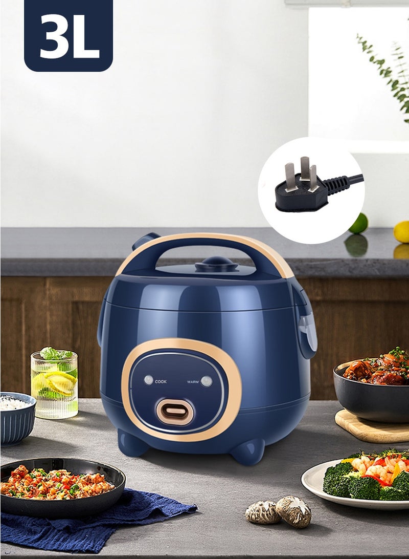 BEIRUI 3L Multi-Function Electric Rice Cooker Compact Portable Mechanical Rice Cooker for Home Use, Ideal for 3-4 People - Image 1